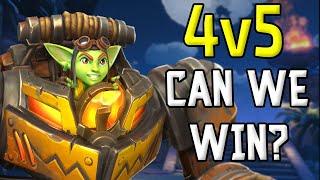 RUCKUS SICK 4v5 COMEBACK? | Paladins Gameplay