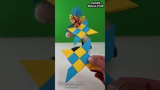 How To Make A Ninja Star (Shuriken) - Paper Ninja Star | Origami Easy - (preview) #shorts