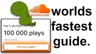 How to make the soundcloud algorithm love you in 60 seconds