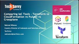 Comparing IaC Tools - Terraform vs CloudFormation vs Pulumi vs Crossplane