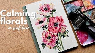 Paint loose watercolor florals with me!