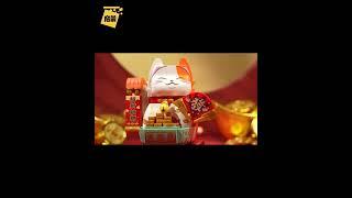 Qman Keeppley K19902 Lucky Fortune Cat Cartoon Chinese New Year CNY Building Block Brick Toy 开运招财猫