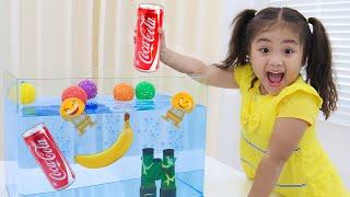 Annie & Sammy Pretend Play Sink or Float Science Experiment for Kids with Toys