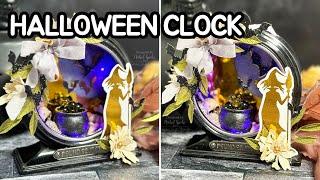 DIY HALLOWEEN CLOCK DECOR - Spooky Decorations for Your Home!