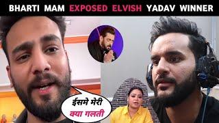 Bharti mam full exposed elvish yadav || Vote for fukra insan on bigg boss ott 2 || elvish yadav