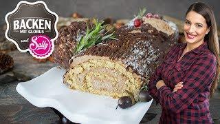 Bûche de Noël | Backen mit Globus & Sallys Welt #45