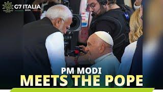 PM Modi meets Pope Francis in Italy