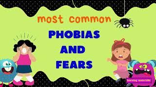 Most Common Phobias and Fears | General Knowledge for Kids