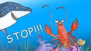 COME BACK EYEBROWS!!!! - Lobster in panic! - Funny sea animal video