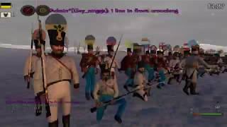 160+ Online players! Volley firing line RP & fun - Mount & Blade Warband Napoleonic Wars