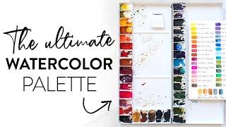 The ULTIMATE Watercolor Palette Setup