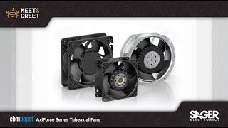 ebm-papst AxiForce Series Tubeaxial Fans - Product Video