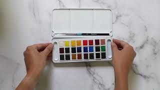 Our Aquafine Travel Set - the ideal watercolour travel partner