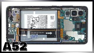 Samsung Galaxy A52 Disassembly Teardown Repair Video Review