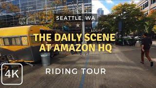 Let's Explore Amazon Headquarters @ South Lake Union, Downtown Seattle