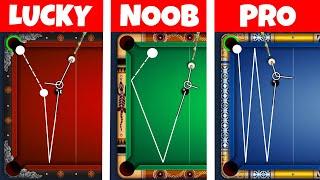 LUCKY vs NOOB vs PRO - 8 Ball Pool