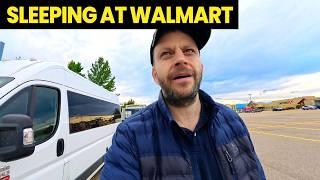 Boondocking at Walmart for the first time! Van Life in Canada 