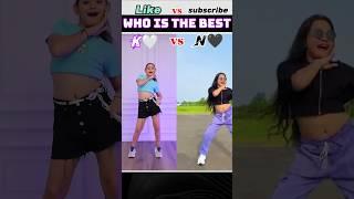 Nandini rajput vs Kashish Patel dance competition#trendingshorts #dance #shorts