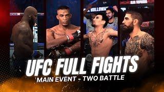 Max Holloway Ilia Topuria Derrik Lewis Jailton Malhadinho | FULL FIGHT #ufc #mma #boxing