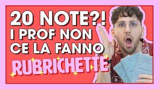 HO PRESO 20 NOTE?! I PROFESSORI NON CE LA FANNO! Faccio i COMPITI delle VACANZE | RUBRICHETTE #21