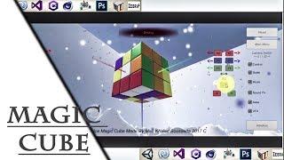 My Rubik's Cube game Demo || Med Khaled Boussetta