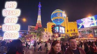 4K- Las Vegas Walking Tour On New Years Day 2025