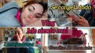 Vlog Me siento mal/ Lentejas sanitas / Barritas de chocolate #vloglife