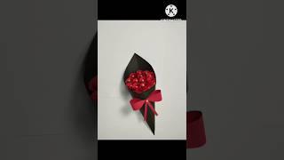 Easy Paper Flower Bouquet | DIY Paper Flower Bouquet #viralshorts #viral #trending