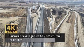 Lucrări DEx 4 Legătura A3 - DN1 Tureni 26.02.2025