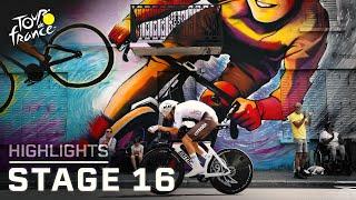 Tour de France 2023: Stage 16 | EXTENDED HIGHLIGHTS | 7/18/2023 | Cycling on NBC Sports