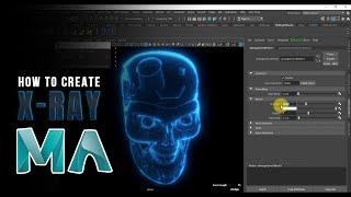 Learn How to create X-Ray/Holographic Effect in Arnold For Maya | #arnold #maya #autodesk