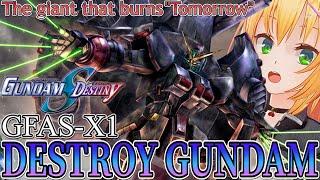 DESTOY GUNDAMThe red flames that purify the blue Earth. 【SEED DESTINY】Development History