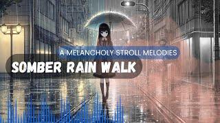 Somber Rainy Walk | A Melancholy Stroll Melodies