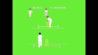 Data Driven Gamer: Graham Gooch's Test Cricket (Audiogenic Software, 1985 Commodore 64, 50fps)