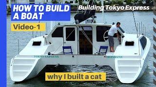 How to build a boat Ep #1 - Catamaran you can live on