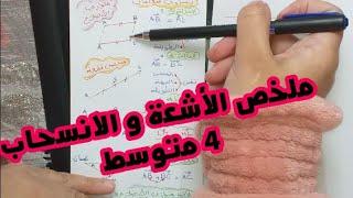 ** ملخص رااائع حول الأشعة و الانسحاب** #رياضيات4متوسط