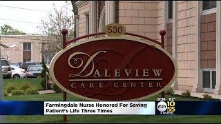 Nurse Honored For Repeated Life Saving Efforts