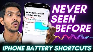 iPhone Battery Shortcuts You Can't Miss!! Voice Commands on Charging & Battery Level Inputs 