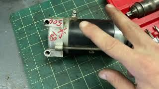 Cx500 starter rebuild + some dc motor tips