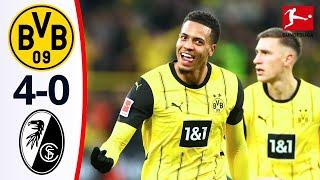 Borussia Dortmund (4-0) Freiburg l Germany Bundesliga 2024 l  Football highlights