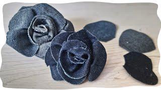 How To Make Denim Flowers 3 Versions