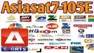 asiasat 7-105.5e c band dish setting !!asiasat 7 channel list 2024