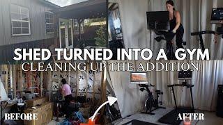 Home makeover !! Shed to gym | New addition update | Yesoul fitness