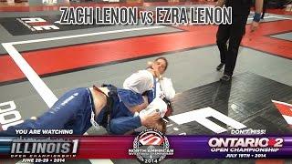 FIVE Grappling Illinois 1: Zach Lenon vs Ezra Lenon (Men / Black Belt / Absolute / Final)