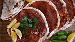 Vegetarian Vegan Lahmajoun Recipe - Heghineh Cooking Show