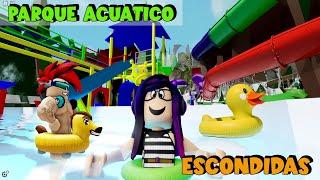 ESCONDIDAS EN EL NUEVO PARQUE ACUATICO en Brookhaven | Kori Roblox