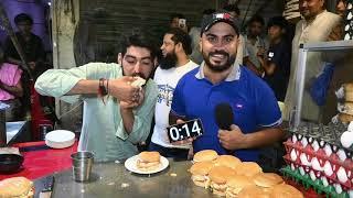 Shami Burger Eating Record in 16 Seconds