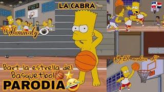 Los simpson dominicano| Bart la estrella del basquetbol⭐/|| tobi dominicano