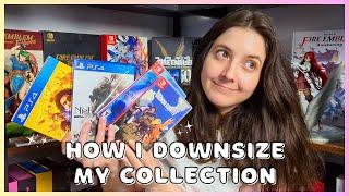 How I DOWNSIZE & RE-EVALUATE My Curated Collection | Going Over My Entire Physical Game Library