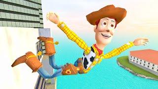 Toy Story Woody Ragdolls Physics (GMOD) Episode 591